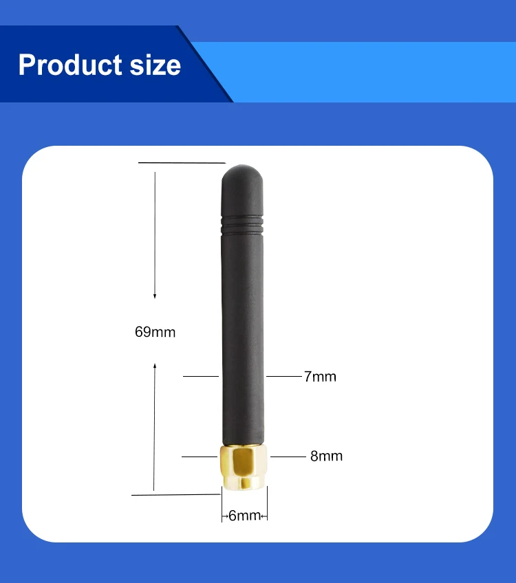 Беспроводная 3dBi GSM антенна длинного диапазона антенны SMA 900 mhz/1800 mhz Omni SMA Male/RP-SMA Male разъем