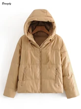 Women's PU Jackets Winter Warm Coat Hoodies Oversize Outerwear Zipper Cropped Coat 2020 Za Thick Faux Leather Long Sleeve Female