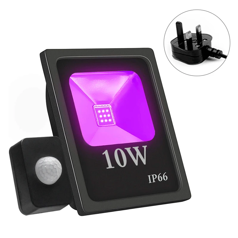 [Seven Neon] Профессиональный ультрафиолетовый IP66 395NM 9 светодиодов 10 Вт ИК сенсор клей быстрого высыхания бактерицидный свет рептилий стерилизатор Led УФ лампа