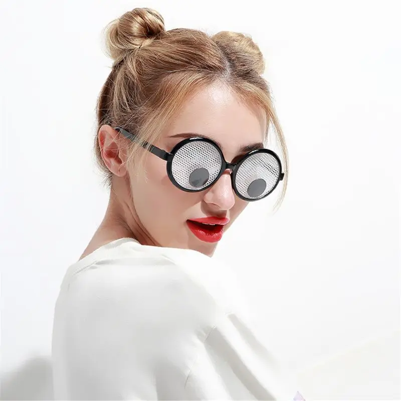 Очки Googly Eyes-пластиковые круглые вечерние сувениры, новые оттенки, вечерние игрушки, смешные Костюмные очки аксессуары для детей