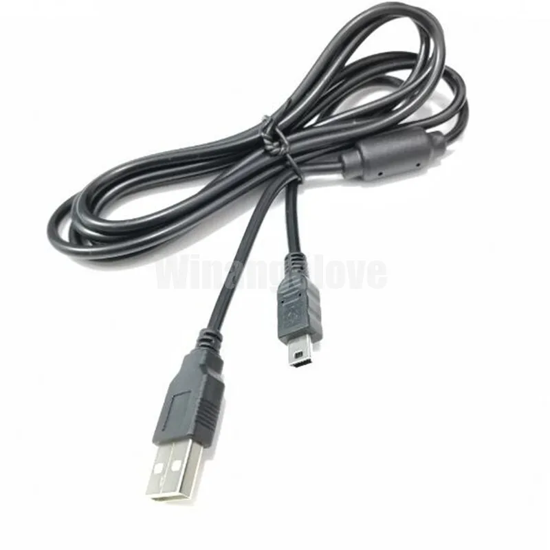 200 шт./лот 1,8 м USB зарядный кабель для ps3 для sony Playstation PS3 ручка контроллер с магнитным кольцом черный геймпад кабель