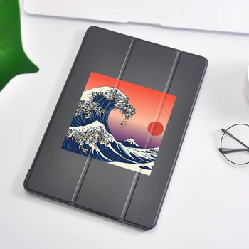 

Eatr Water iPad Cases For iPad Pro 12.9 2020 Coque Soft Silicone Back Funda Protective Cover iPad 7th Generation Case Mini 1 2 3