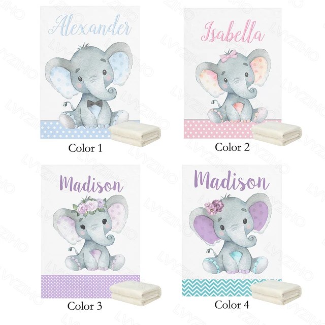 LVYZIHO Personalized Name Custom Baby Blanket: Soft, Cozy, and Perfect for Your Little One