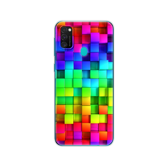 Samsung M21 Case 6.4" Soft Silicon Tpu Cover For Samsung Galaxy M21 M 21 SM-M215FZGUSER m215 Phone Back Shell Bumper Funda