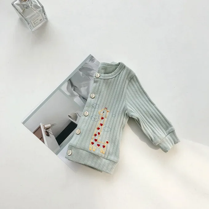 Детская одежда Mini Babe; Детский кардиган; вязаная куртка; осеннее пальто для мальчиков и девочек; модная весенняя одежда для младенцев