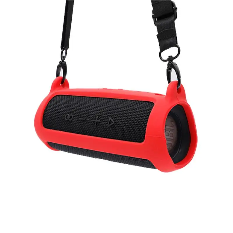 BEESCLOVER для JBL Flip5 коробка для хранения с должен ремешок для наружного путешествия динамик защитный чехол портативный силиконовый корпус r60