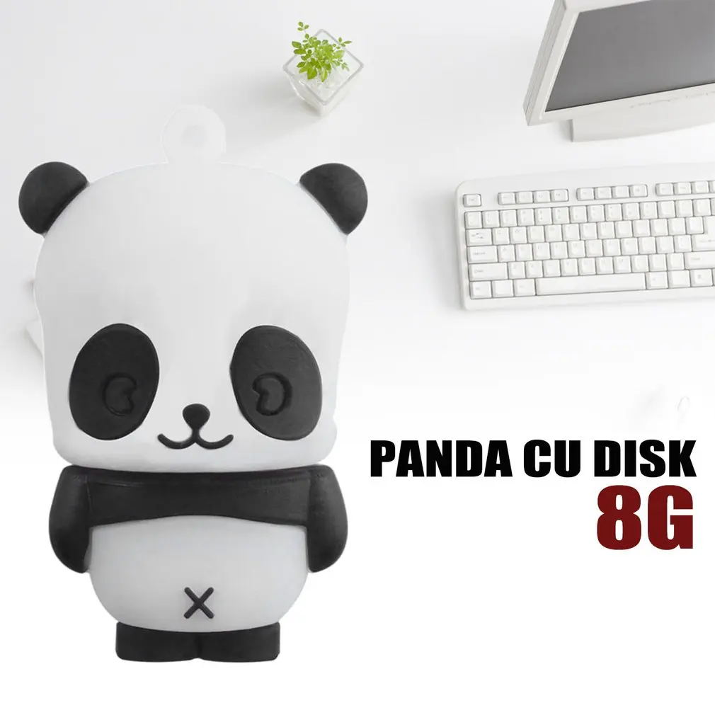 Мультфильм панда ручка привода USB флэш-накопитель портативный USB 2,0 u-диск внешняя карта памяти для ноутбуков ПК ноутбук