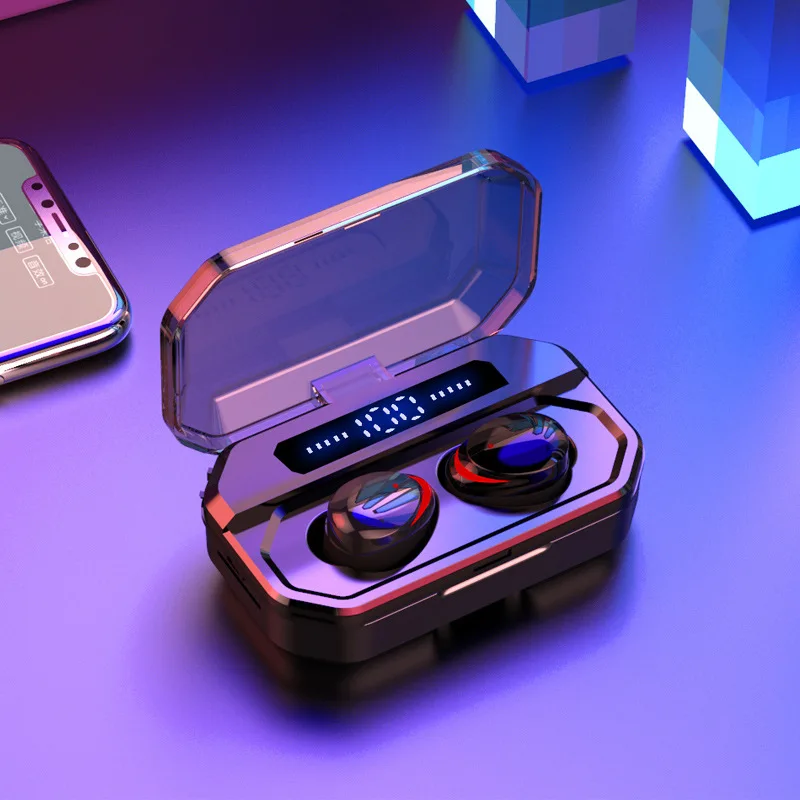 Ottwn F8 Mini TWS Bluetooth 5,0 стерео наушники IPX7 водонепроницаемая Спортивная гарнитура высокого качества с микрофоном 3500 мАч зарядный чехол