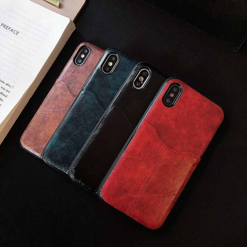 Премиум кожаный чехол для iPhone 7, 8, 6, 6s Plus, X, XS, Max, XR, Роскошный ультра тонкий чехол, мягкий чехол