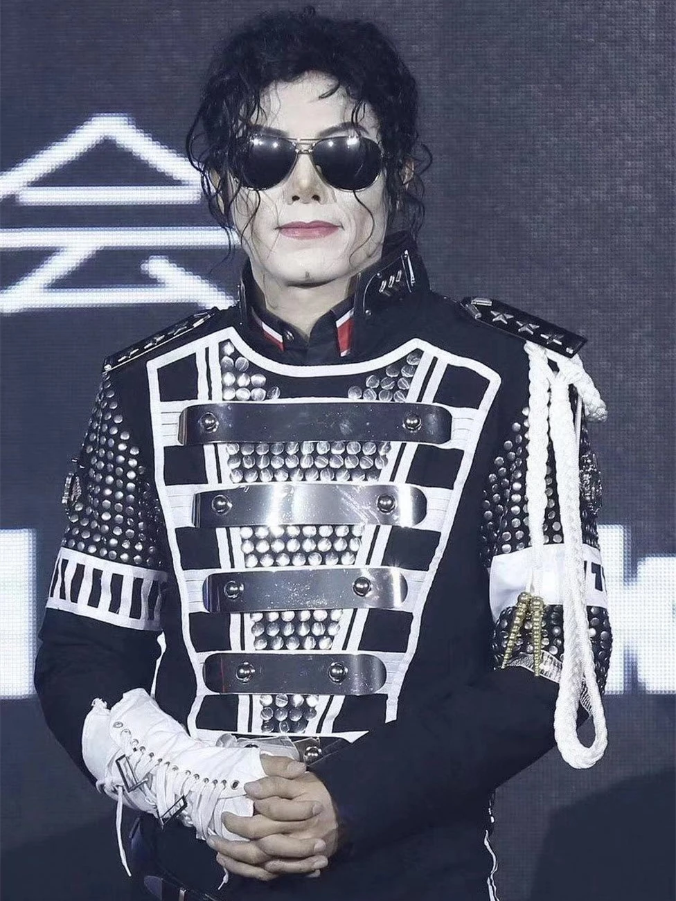 Куртка MJ в стиле панк Майкл Джексон немецкий военный классный жакет верхняя