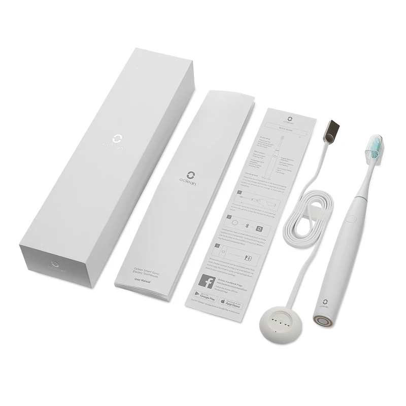 Оригинальная электрическая зубная щетка Oclean Air Smart sonic, ультра звуковая отбеливающая зубная щетка, уход за зубами, зарядка через usb, контроль через приложение