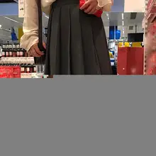 3 цвета, весна-осень, женские длинные юбки, женские длинные плиссированные юбки с высокой талией, повседневные однотонные трапециевидные юбки для женщин, s