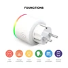 AVATTO 16A EU RGB wifi Smart Plug with Power Monitor, wifi wireless Smart Socket Outlet with Google Home Alexa Voice Control ► Photo 3/6