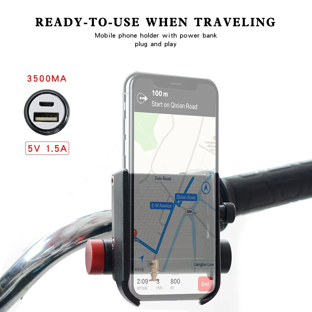 Держатель для телефона Baseus из сплава для мотоцикла для iPhone, держатель для мотоцикла, держатель для Руля Мотоцикла, кронштейн для крепления gps, подставка для телефона для велосипеда