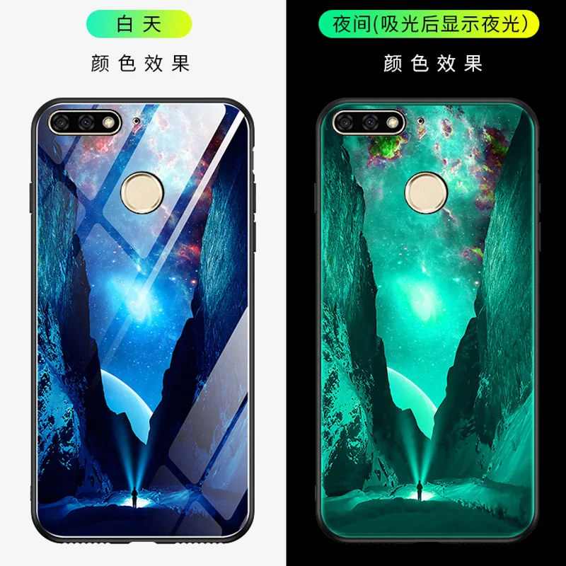 YueTuo светящийся чехол из закаленного стекла для oppo realme x lite 3 pro 3pro find x f11 k1 k3 3d роскошный чехол для телефона