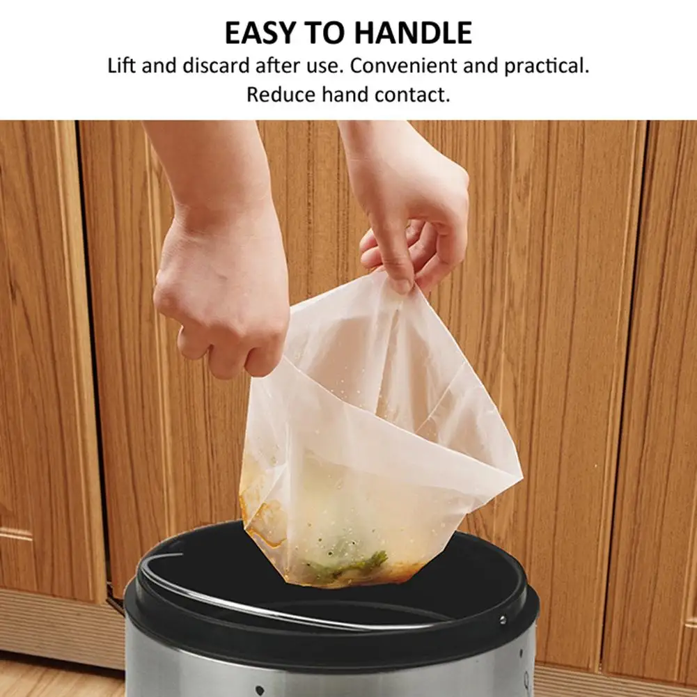 30PCS Filter Garbage Bag Kitchen Sink Strainer Self-Standing Hole Mesh Thicken Garbage Filter Fruit And Vegetable Drain Bag