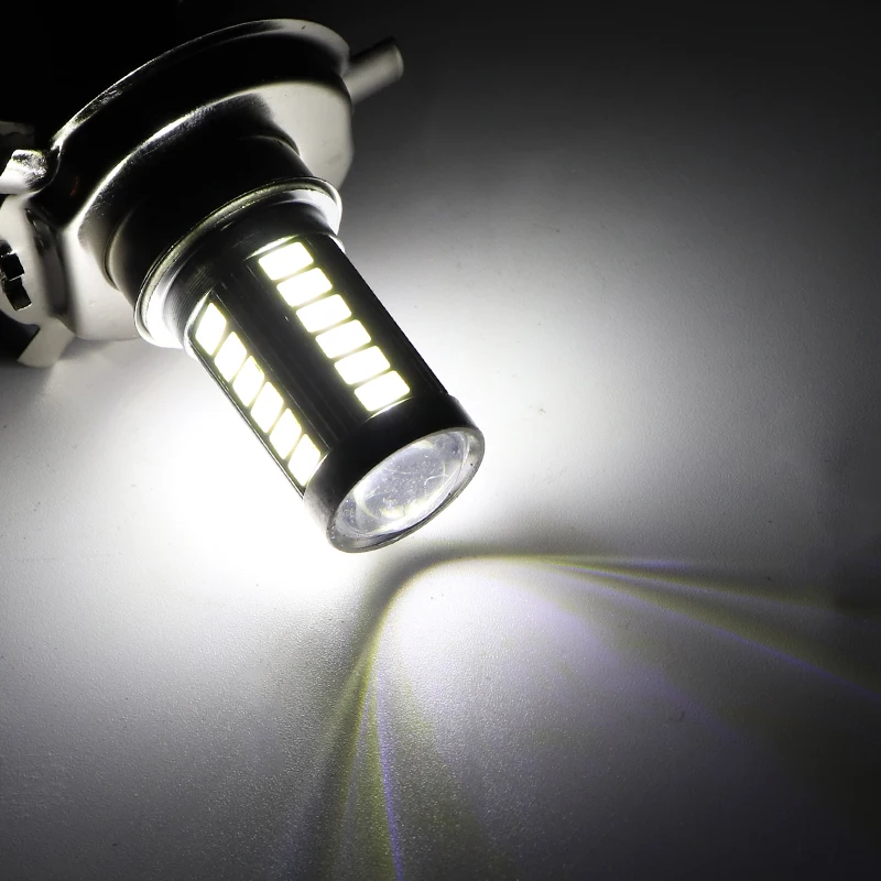 1pcs Universal External Light H4 5630 33LED 12V High Brightness Car Fog Light Headlight Bulb White Head Lamps Bulb HeadLamp 1pcs Universal External Light H4 5630 33LED 12V High Brightness Car Fog Light Headlight Bulb White Head Lamps Bulb HeadLamp