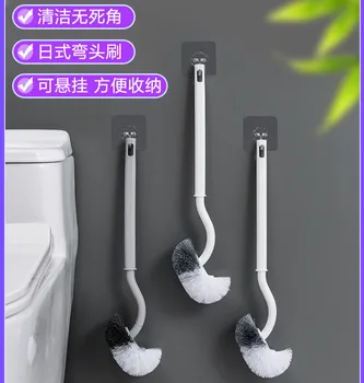

House Cleaning Tools Curved Toilet Scrubber Bathroom Cleaning Brush Cleaner Cleaning Cepillo Limpieza Cleaning Products AC50CB