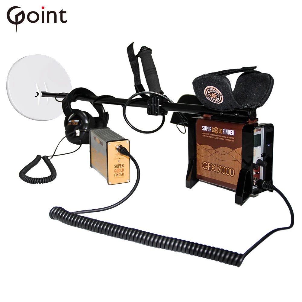 Professional Underground GFX7000 Metal Detector High Sensitivity Gold Finder Treasure Hunter Coil Long Range Deep Gold Detector