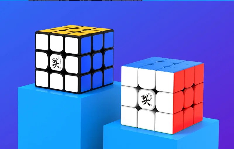 DaYan 3x3x3 Guhong III M магнитные Волшебные кубики 3х3 без наклеек твист 3D головоломка обучающая игрушка для детей 1 шт