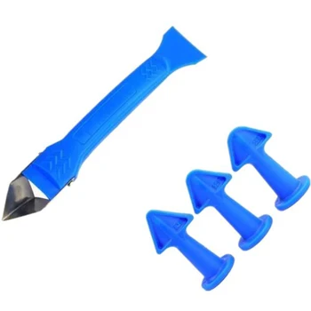 

1 Set of Stapler Sealant Smooth Scraper Grouting Hand Tool Silicone Caulking Agent Kit Accessories