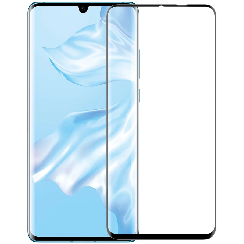 Для huawei P30 PRO, закаленное стекло Nillkin 3D DS+ MAX 9D, полностью покрытое Защитное стекло для экрана, взрывозащищенное стекло для huawei Mate20 Pro - Цвет: For Huawei P30 Pro