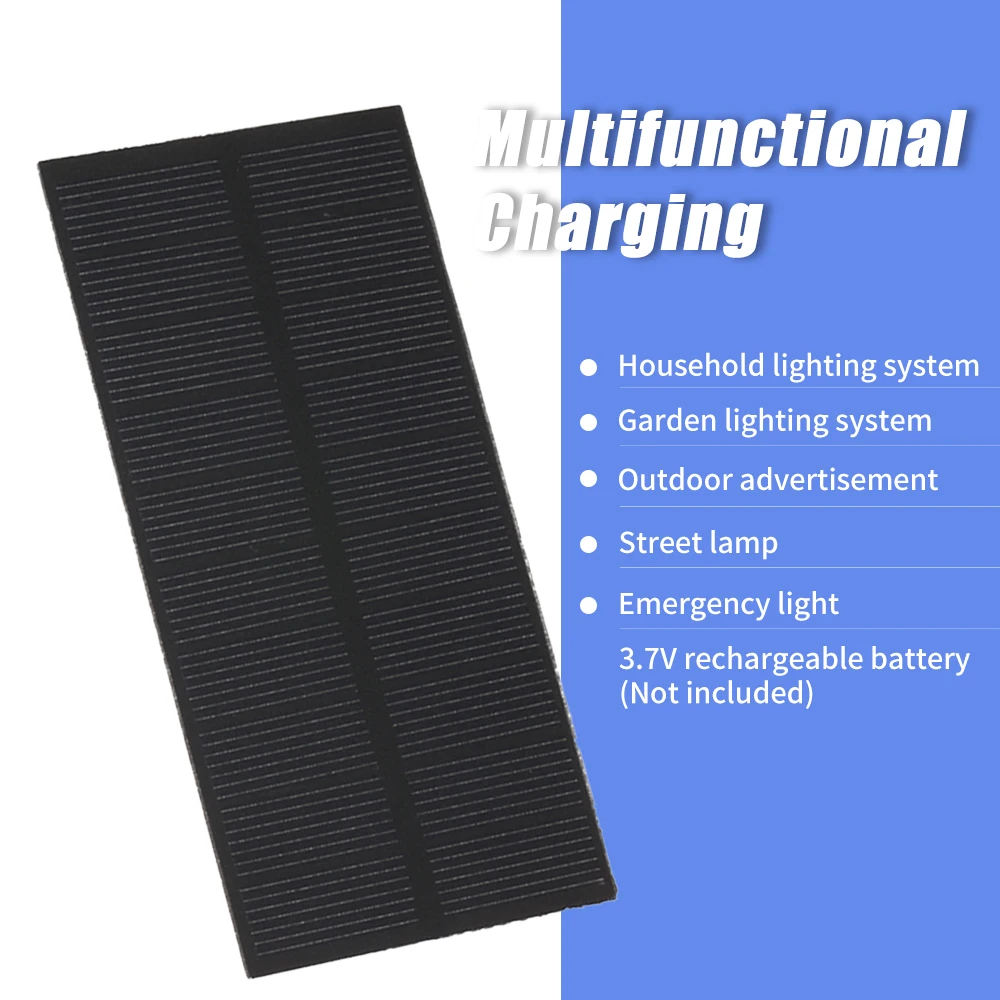 1 3 W/5V DIY солнечный Зарядное устройство для 7 V Батарея 131*61 мм монокристаллический