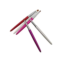 5 цветов для дизайна ногтей, французская металлическая ручка, Полоска, линии, лайнер, изображение, кисть для рисования, акриловая, УФ-гель, расширение, строитель, ручка для рисования