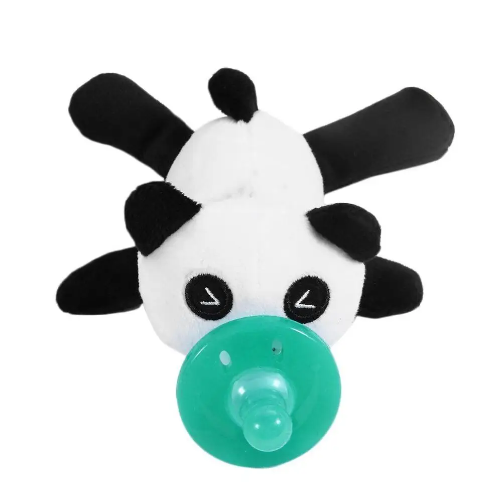 Panda Pattern Детская Силиконовая пустышка Соска Chupeta Bebe плюшевые игрушки пустышки товары для кормления ребенка соски для новорожденных соска - Цвет: Panda Pattern