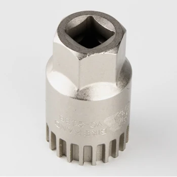 

BIKEHAND Bicycle Bottom Bracket Spline Square Hole Removal Remover Tool Silver