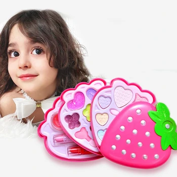 

Washable Makeup Toys Baby Girls Pretend Play Safe Kids Girls Makeup Kit Toy Cosmetics Play Sets Best Gifts for Children