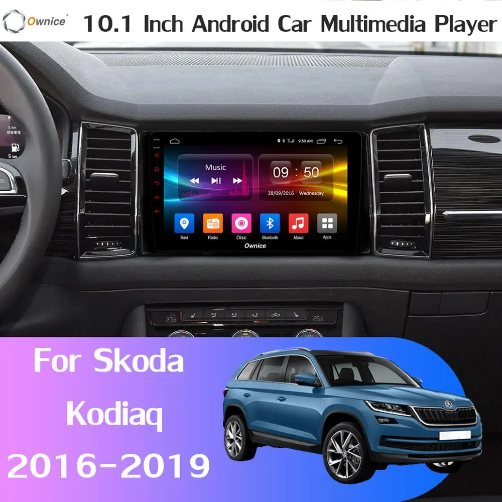 Clearance 360° Panoramic Camera 4G LTE Android 9.0 4+64G Car Multimedia Player for Skoda Kodiaq 2016 2017 2018 2019 GPS Radio DSP CarPlay 1
