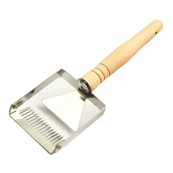 

Barb Cut Honey Uncapping Fork Iron Honeycomb Honey Scraper Wooden Handle Beekeeping Beekeeper Equipment Tool