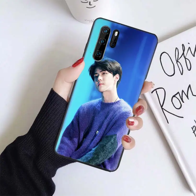 Черный чехол Kpop EXO для huawei mate 30 20 10 P30 P20 P10 Pro Lite P Smart Z мягкий чехол для телефона - Цвет: BS263-6