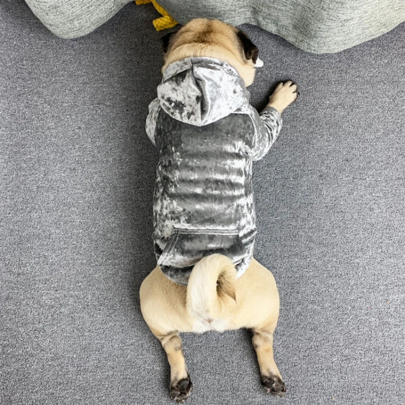 Мопс одежда французская одежда для бульдога Frenchie костюм осень весна зима Одежда для собак Толстовка рубашка Пудель Шнауцер одежда для домашних животных