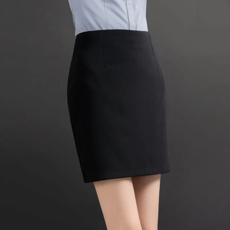 

Business Wrapped Skirt Sheath Skirt One-step Skirt Short Skirt Tailored Skirt Formal Wear Skirt Work Skirt Suit Skirt Bib Skirt