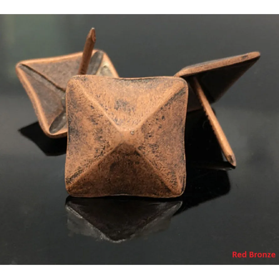 200PCS-Lot-Square-Antique-upholstery-nails-Nail-Decorative-studs-Tacks-Pyramid-Umbrella
