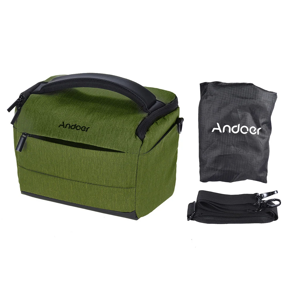 Andoer DSLR Camera Shoulder Bag Portable Polyester Camera Case lens pouch Accessories for Canon Nikon Sony FujiFilm Olympus