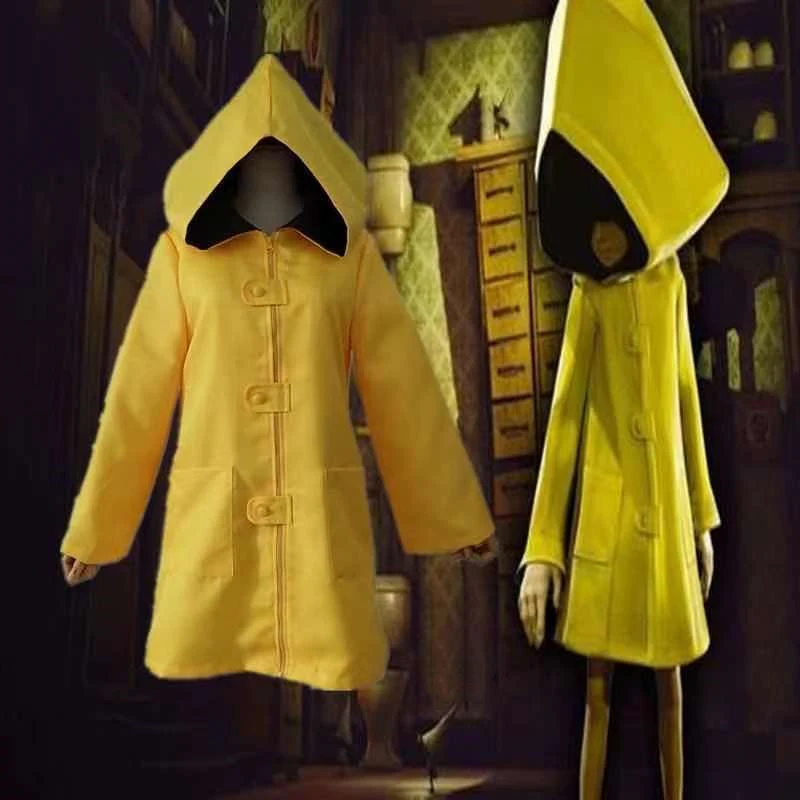 Little Nightmares 2 Mono Six Cosplay Costume Hungry Kids Little Six