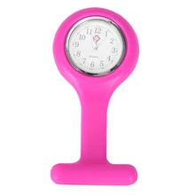 Силиконовые карманные часы медсестры с брошью