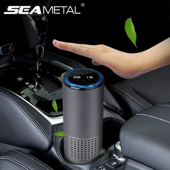 

Mini Car Air Purifier HEPA Filter Air Purifier for New Car Deodorization Formaldehyde Odor Elimination Smoke Anion Disinfection