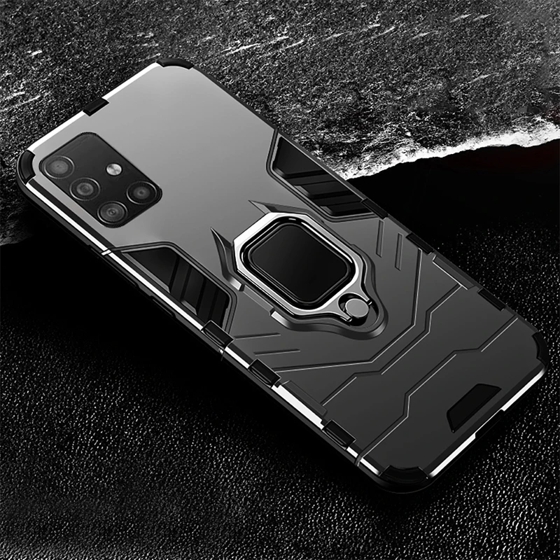 Магнитный чехол Железный человек для Samsung S20 + Ultra S10E S10 S9 S8 Note 10 9 Plus с кольцом на