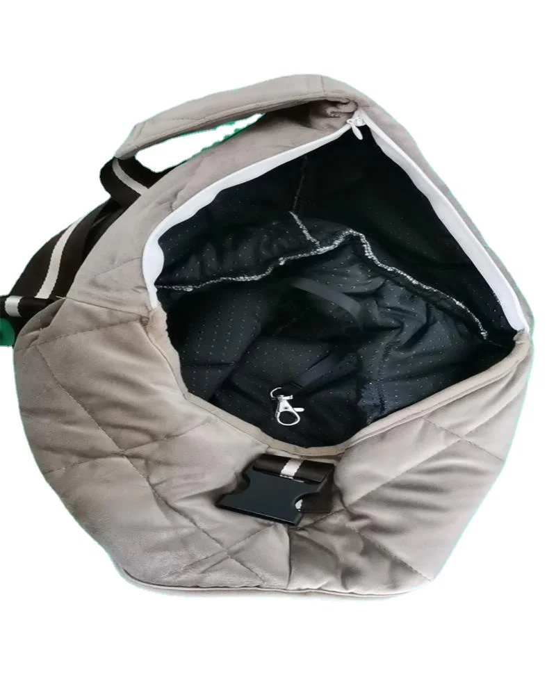Fashion short plush Pet Dog Sling Carrier Bag Dogs Carrier Bag Retail