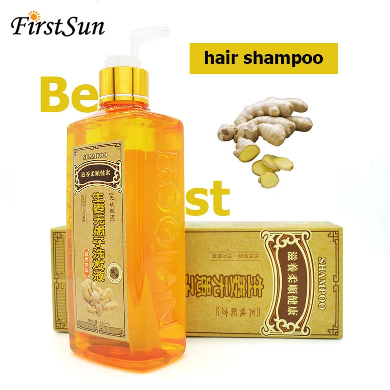 Профессиональный шампунь для волос Ginger Hair Shampoo 300 мл быстрый и толстый