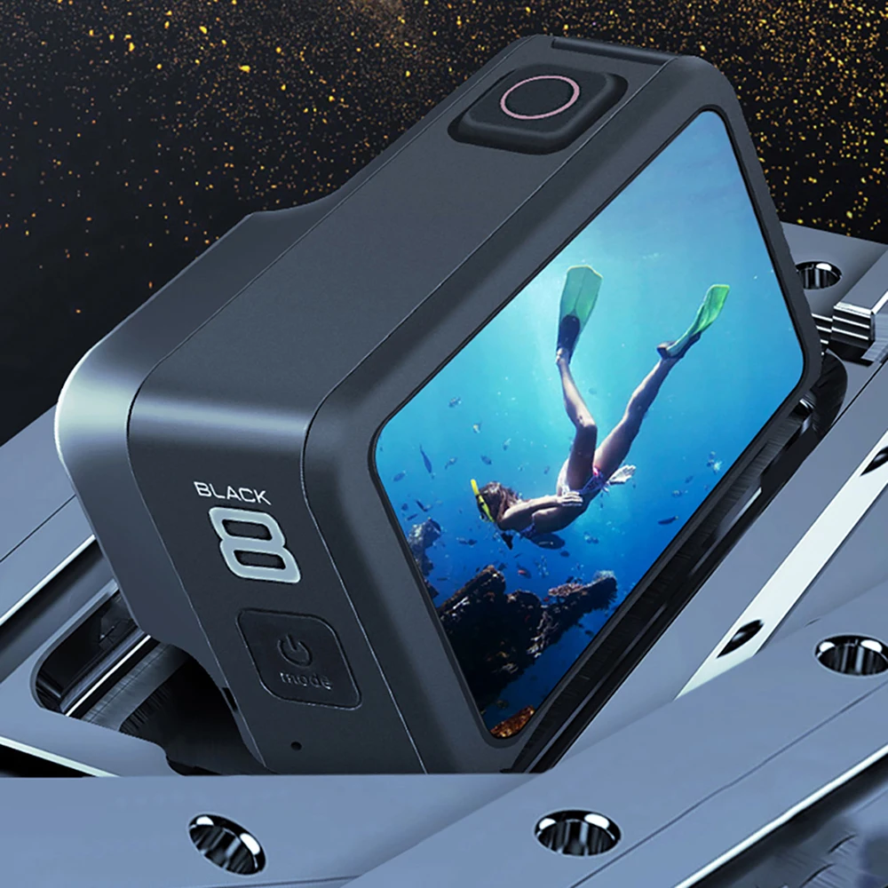 RUIGPRO Водонепроницаемый Чехол 45 м чехол для дайвинга для Gopro Hero 8 чехол для подводной фотосъемки чехол с фильтром для объектива для Gopro 8