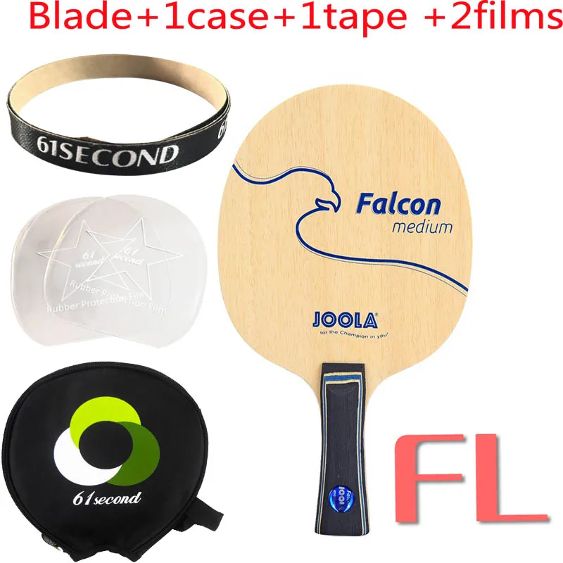 FL with 1 case Joola FALCON Medium(5 деревянная древесина, управление) Настольный теннис лезвие ракетка для Пинг-Понга Летучая мышь весло - Цвет: FL with 1 case