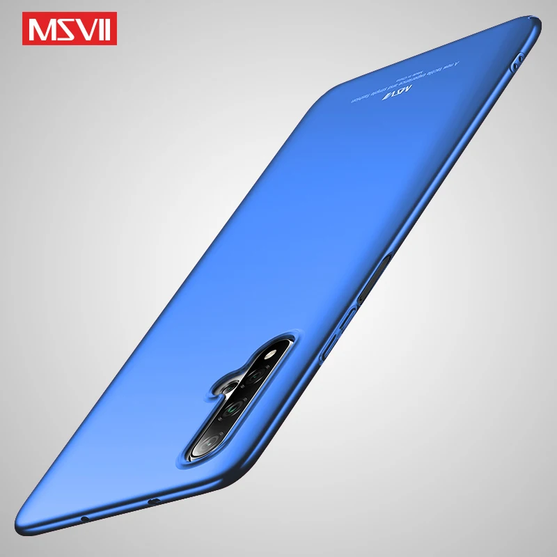 

Honor 20 Pro Case Msvii Slim Frosted Cover For Huawei Honor 20 10 Lite 20i Case Hard PC Cover For Huawei Honor View 20 V20 Cases