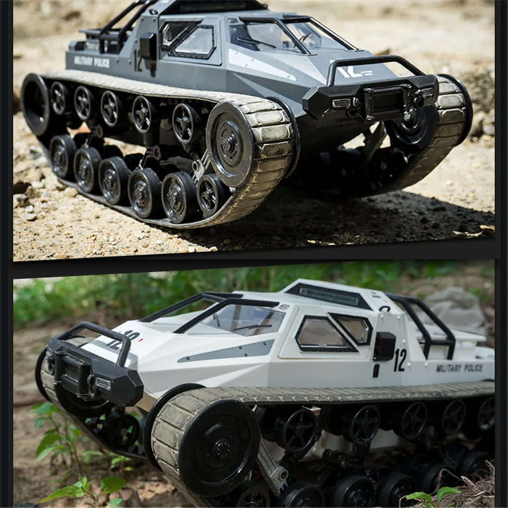 SG 1203 мир радиоуправляемой танковой машины 2,4G 1:12 высокоскоростная полноуправляемая модель автомобиля 5 м глубина болота дверь Чайка металлическая гусеничная цепь# Y3