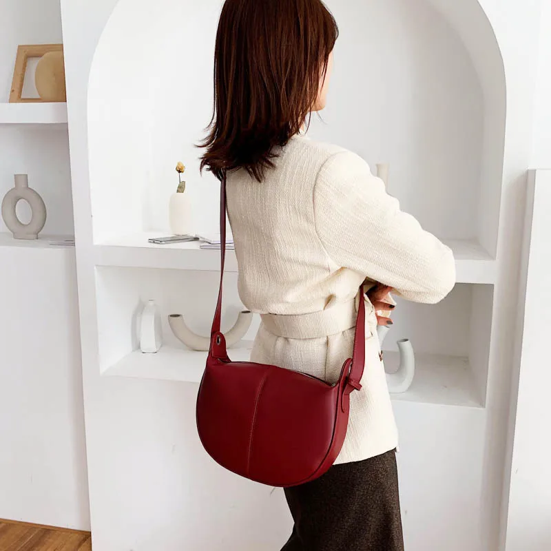 Goede Solid Retro PU Lederen Crossbody Tassen Voor Vrouwen 2019 Kleine Schouder Tas Dame Handtassen bolso mujer Vrouwen Tas