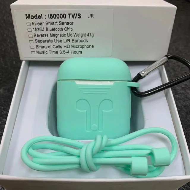 i50000-Green-kits I50000 TWS 1536U чип поддерживает ios13 система PK i10 i11 i12 i14 i30 i60 i80 i90 i90s i100 i200 i500 i1000 i3000 i2000 i5000 i9000 - Цвет: i50000-Green-kits